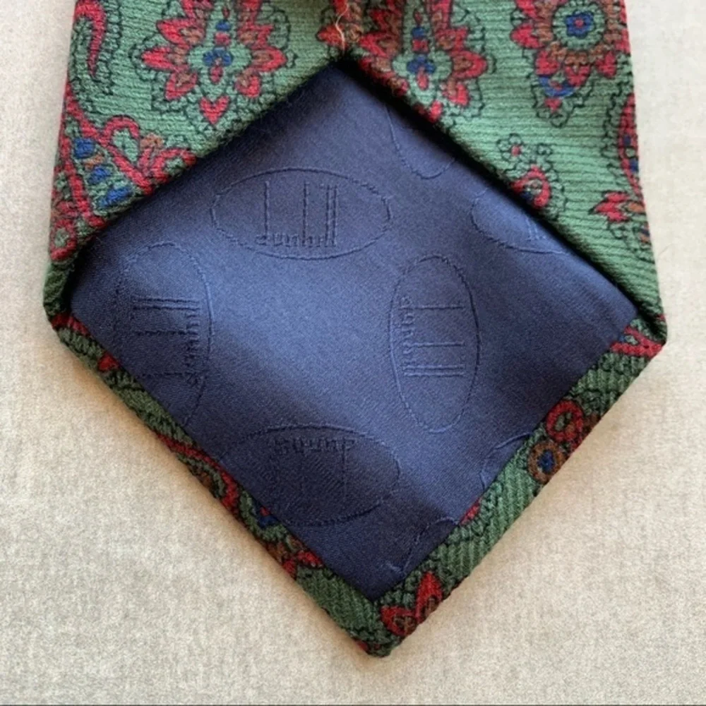 Dunhill Classic Wool-Silk Blend Paisley Tie